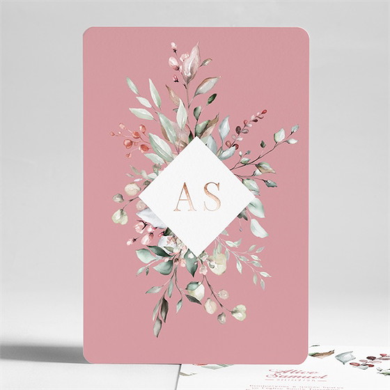 Faire-part mariage baroque