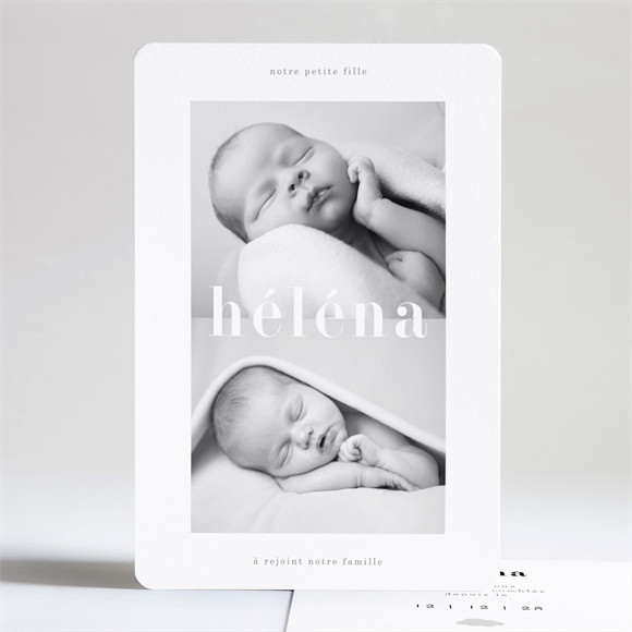 Faire-part naissance Double jeu réf.N241164