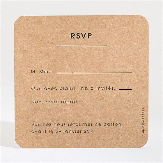 Carton réponse mariage amour !