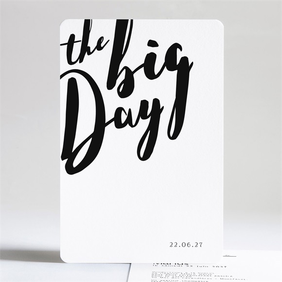 Faire-part mariage The Big Day réf.N241176