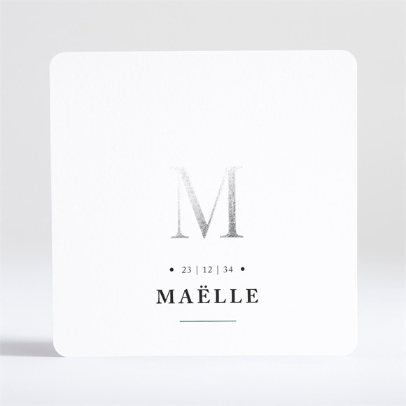 Faire-part naissance Sobre et épuré réf.N35134