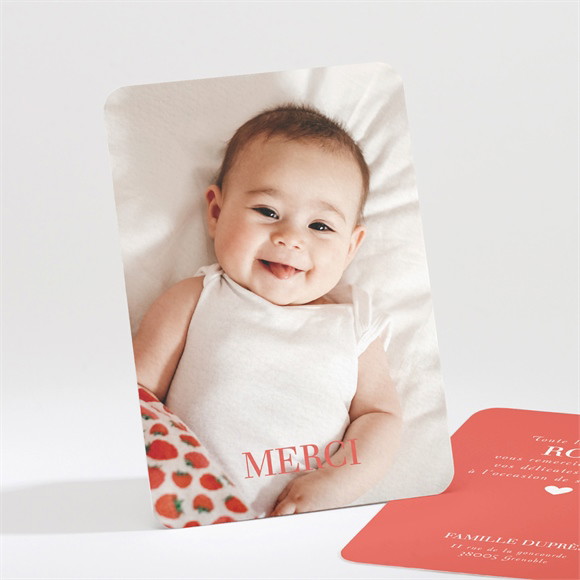 Remerciement naissance Mon Bébé Grenadine réf.N211234