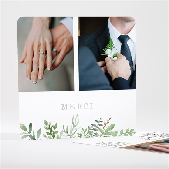 Remerciement mariage Fougères réf.N35140