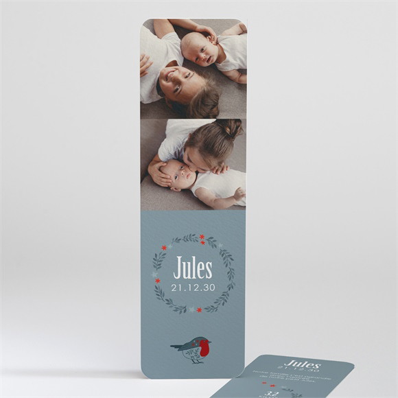 Faire-part naissance Composition d'hiver réf.N20157