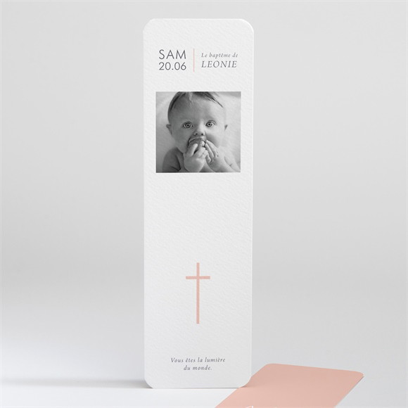 Signet baptême Colombe cuivrée réf.N20166