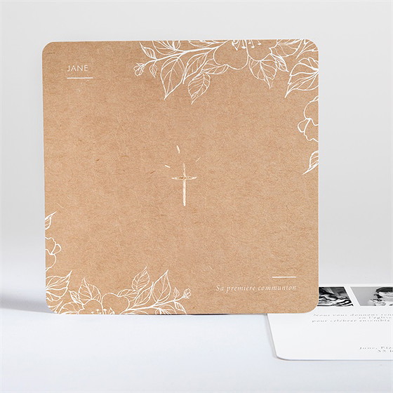 Faire-part communion illuminations