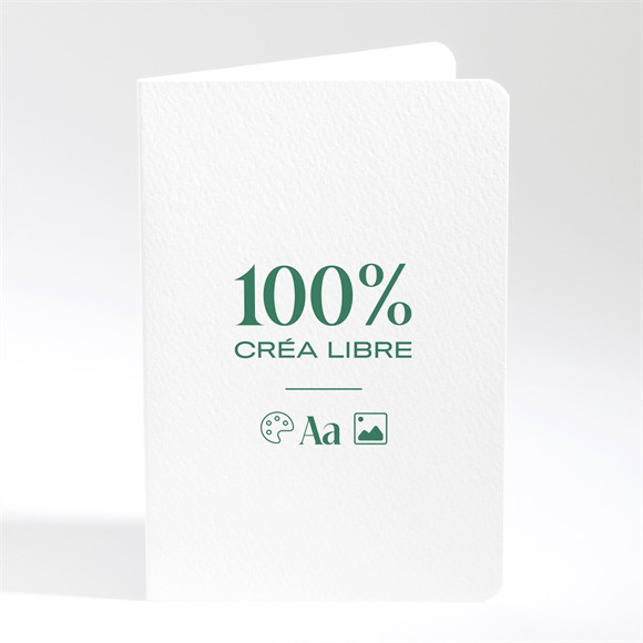 Menu départ à la retraite Vierge 10 cm x 14,5 cm fermé réf.N401827