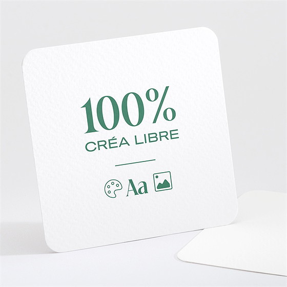 Remerciement départ à la retraite vierge 9,5 x 9,5 cm
