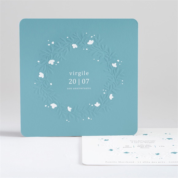 Invitation anniversaire Beau et délicat réf.N35170