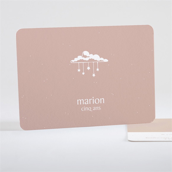 Invitation anniversaire Délicate invitation réf.N15106