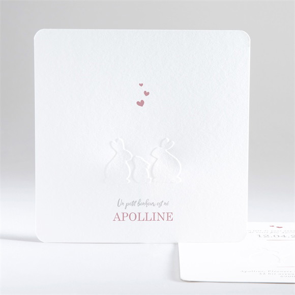 Faire-part naissance Silhouettes réf.N35180