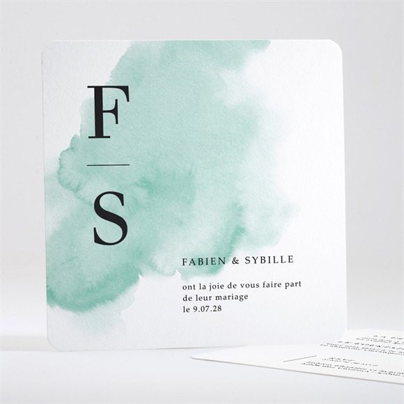 Faire-part mariage Brume pastel réf.N35192