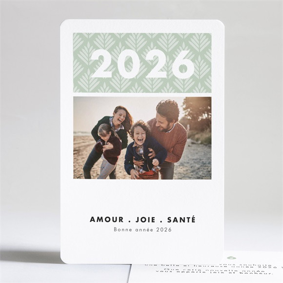 Carte de voeux Portrait réf.N241208