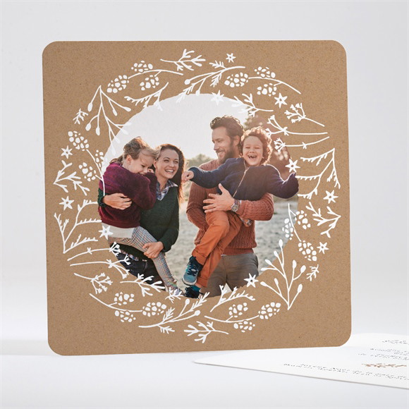 Carte de voeux Voeux en rondeur réf.N35197