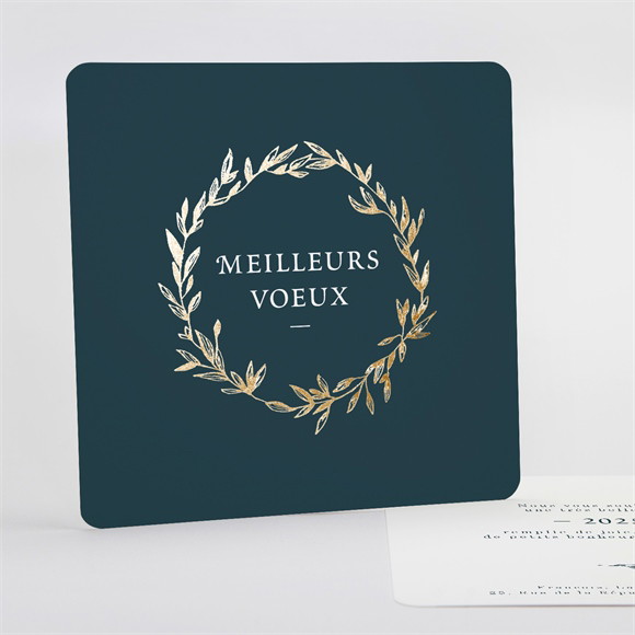 Carte de voeux Mystérieux Songe carte dorure réf.N351101