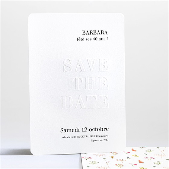 Invitation anniversaire save it