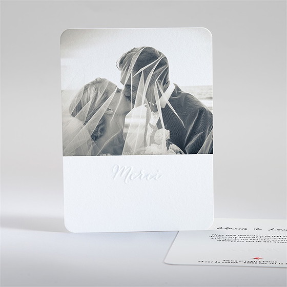 Remerciement mariage folie printanière