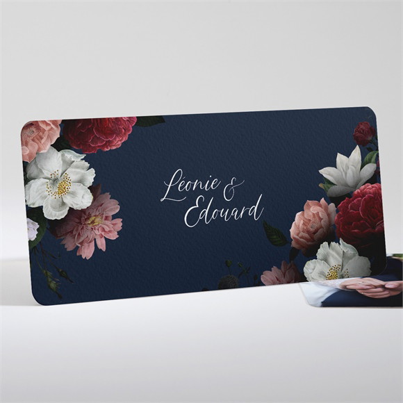 Remerciement mariage Fleurs de Nuit réf.N131103