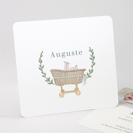 Faire-part naissance mon joli berceau