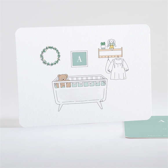 Faire-part naissance Son Petit Nid réf.N15122