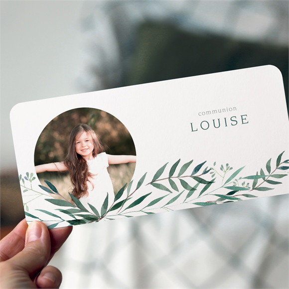 Faire-part communion Touche Champêtre réf.N131106