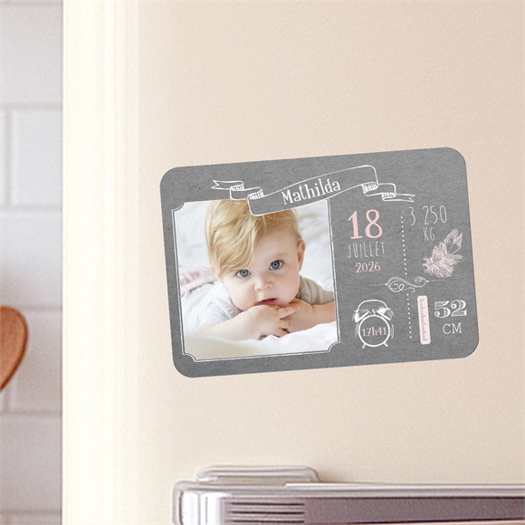 Faire-part naissance Touche Vintage réf.N11023