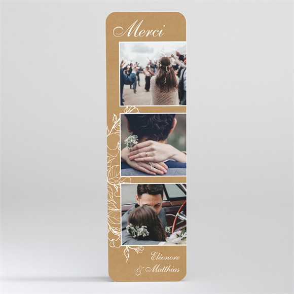 Remerciement mariage Belle découverte Magnet réf.N200342