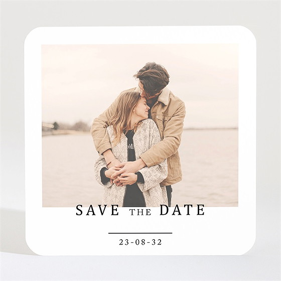 Save the Date mariage un point c'est nous magnet
