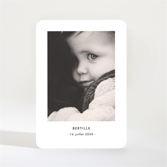 Faire-part naissance Portrait Intimiste réf.N21038