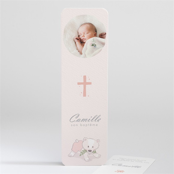 Faire-part de baptême Mon petit Marque Page réf.N201229