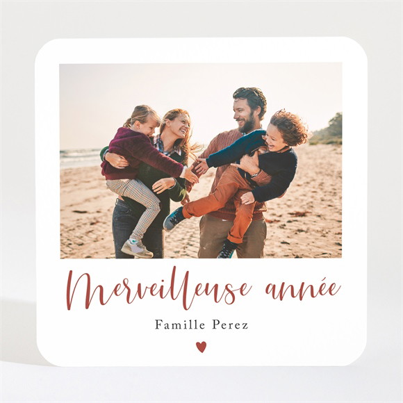 Carte de voeux Meilleurs voeux magnet réf.N3001695