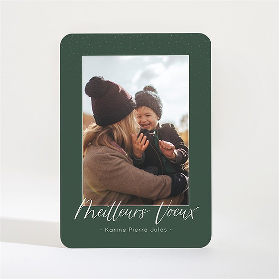 Carte de voeux portrait de famille magnet