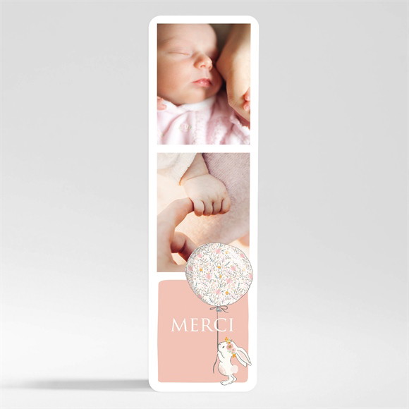 Remerciement baptême Petit Lapin Baptême Magnet réf.N200361