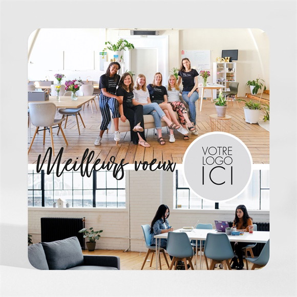 Carte de voeux Magnétiquement vôtre réf.N3001736