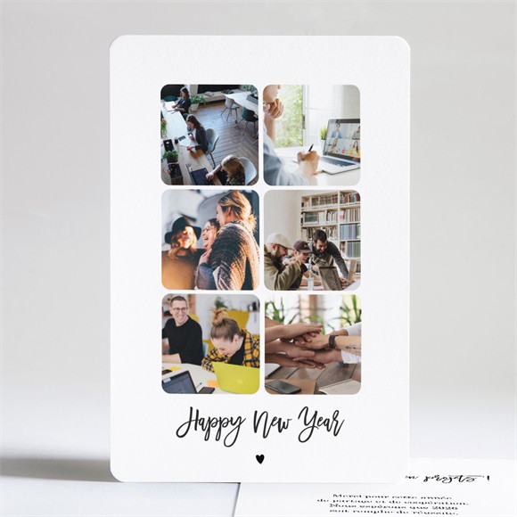 Carte de voeux Pèle-mêle réf.N241239