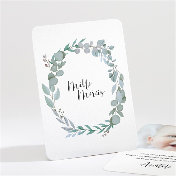 Remerciement naissance Follement Bohème réf.N211350