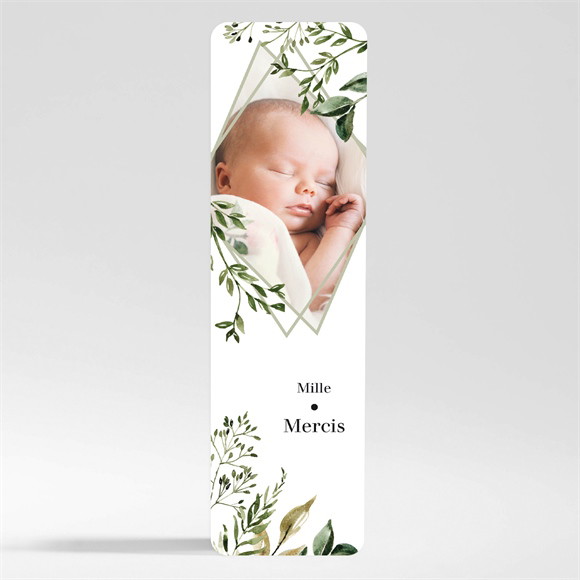 Remerciement naissance Nid d'Aquarelle réf.N200382