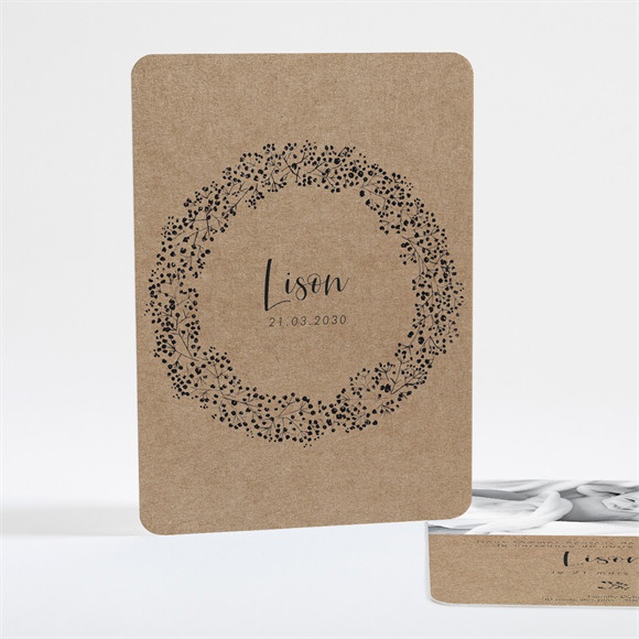 Faire-part naissance Tendre Secret réf.N25135