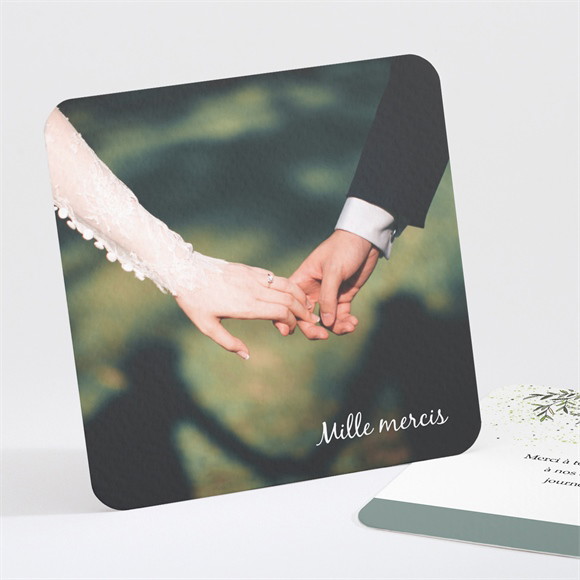 Remerciement mariage Champêtre virevoltant réf.N301328