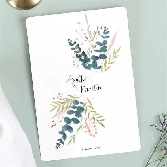 Faire-part mariage Bouquet ardent réf.N241244