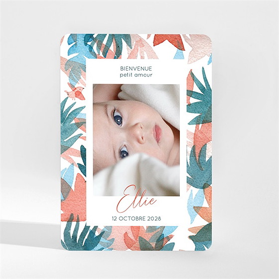 Faire-part naissance petit sauvage