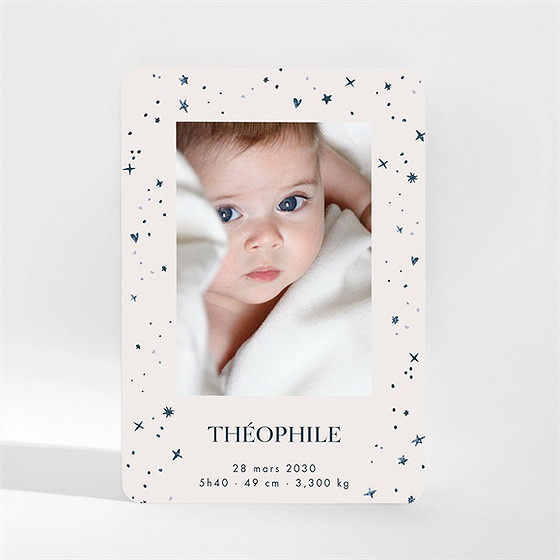 Faire-part naissance petit astre