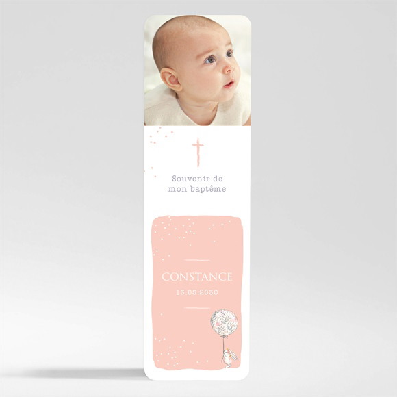 Signet baptême Petit Lapin Baptême Magnet réf.N200435