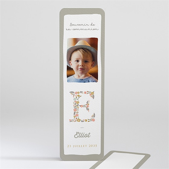 Signet communion signature florale