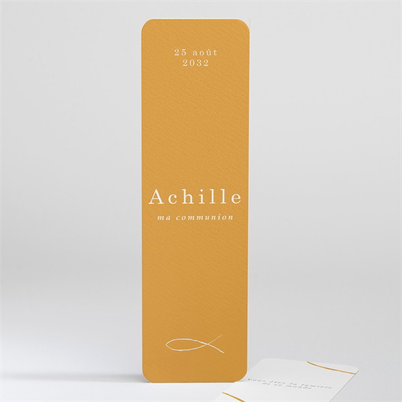 Signet communion Jaune et Or réf.N201291