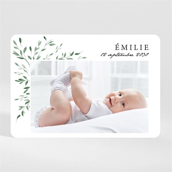 Faire-part naissance Coins champêtres magnet réf.N11094