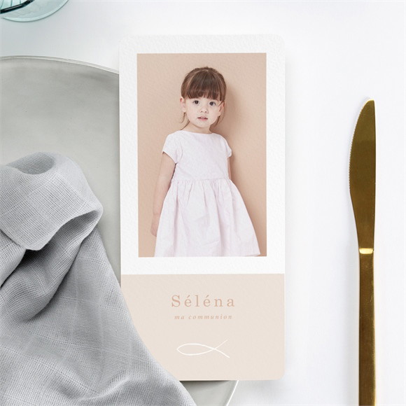 Menu communion Pourpre réf.N221219