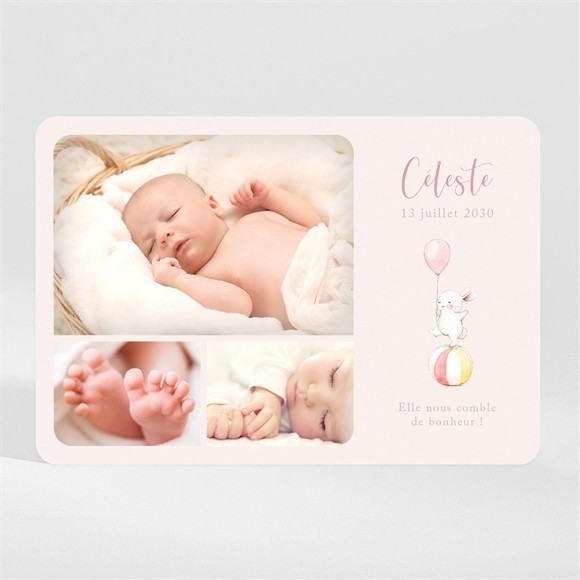 Faire-part naissance En Equilibre réf.N110106