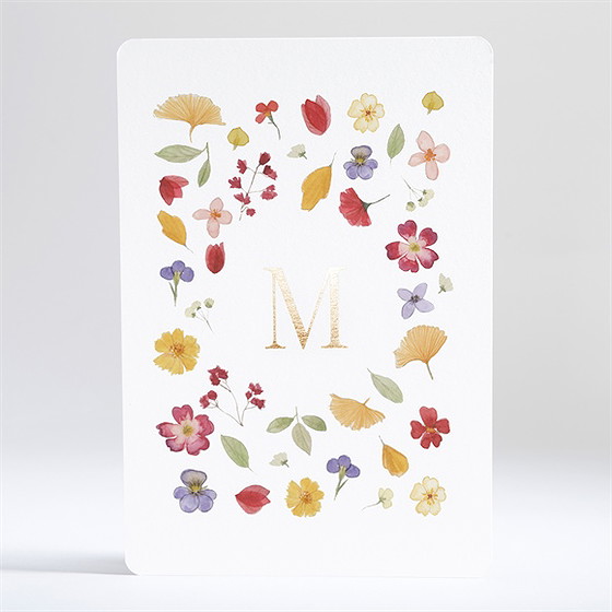 Faire-part naissance harmonie d'automne