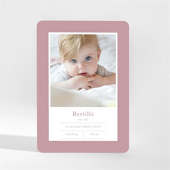 Faire-part naissance cultivons notre bonheur magnet